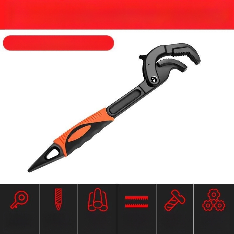 Podesivi ključ s višenamjenskim universalnim dizajnom, veliki otvor, brzo podešavanje