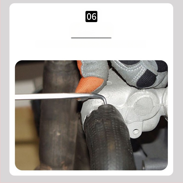 Neutral 8-частен комплект Oil Seal Hook за автомобилен ремонт – сплавна стомана с ABS дръжка; включва инструменти за изваждане и издърпване на уплътнения