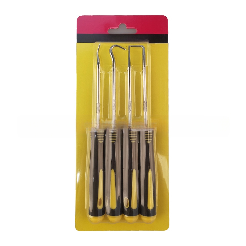 Neutral 8-частен комплект Oil Seal Hook за автомобилен ремонт – сплавна стомана с ABS дръжка; включва инструменти за изваждане и издърпване на уплътнения