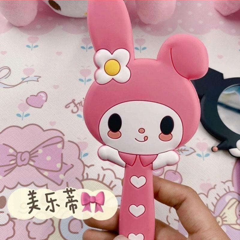 Alina настолно двойно огледало за грим със ABS рамка, сребърно огледало, за баня, без електричество