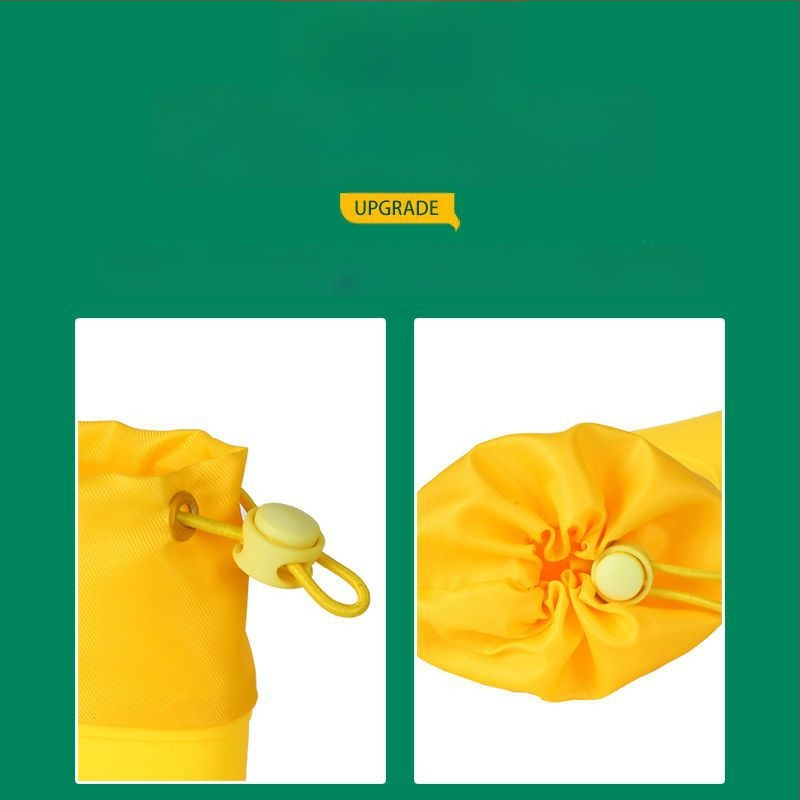 Παιδικά γαλότσες βροχής PVC επάνω, Καρτούν σχέδιο, Unisex, χαμηλό τακούνι, μεσαίο ύψος μπότας