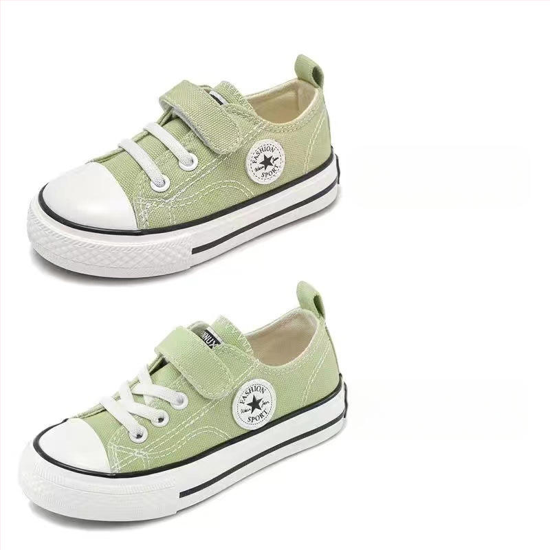 Kanvas bateliai kūdikiams su aukštu viršumi, Velcro užsegimas, kvėpuojantys, neslystantys, atsparūs dėvėjimui