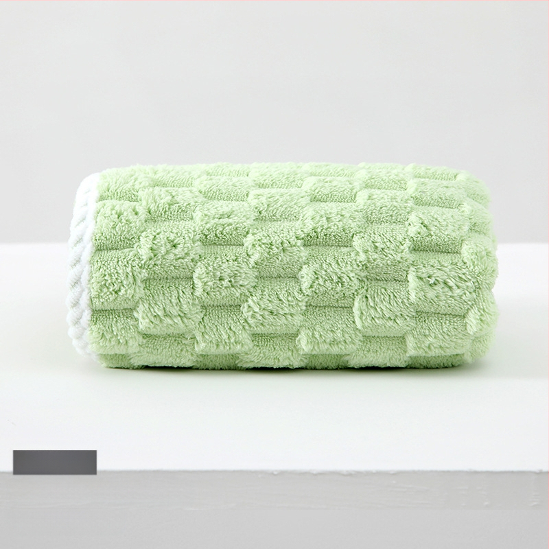 Koralinio fliso rankšluostis suaugusiems ir vaikams, veido rankšluostį veidui ir kūnui, sugeria, su siūlėmis prie kraštų, 150D, 80–100 g