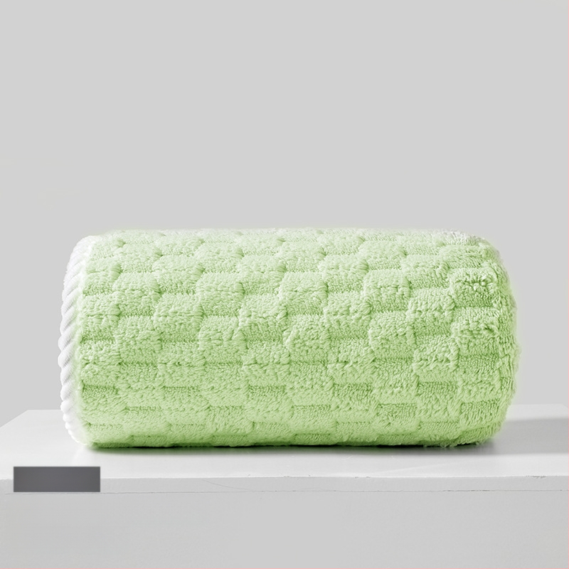 Koralinio fliso rankšluostis suaugusiems ir vaikams, veido rankšluostį veidui ir kūnui, sugeria, su siūlėmis prie kraštų, 150D, 80–100 g