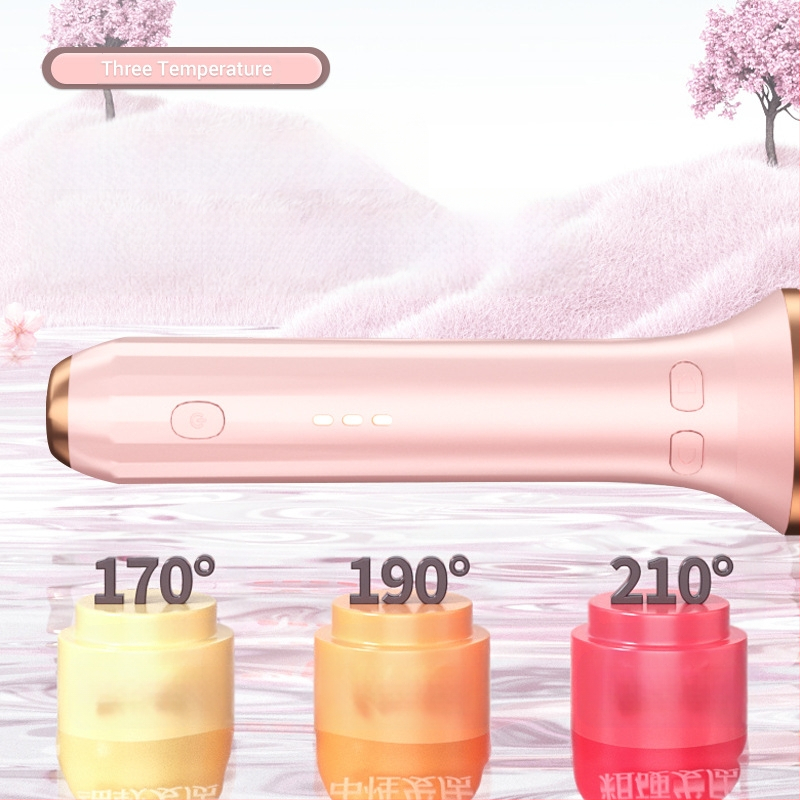 Αυτόματη συσκευή για μπούκλες και ισιώματα μαλλιών με τουρμαλινική κεραμική θέρμανση, 35W, 110–220V AC, 3 ρυθμίσεις θερμοκρασίας