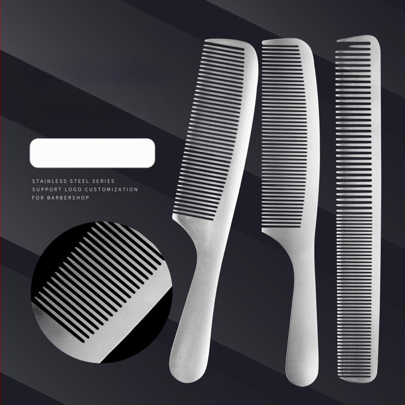 Nehrđajući čelični češalj za kosu s šiljastim repom, oblik jabuke, izuzetno tanak, otporan na savijanje