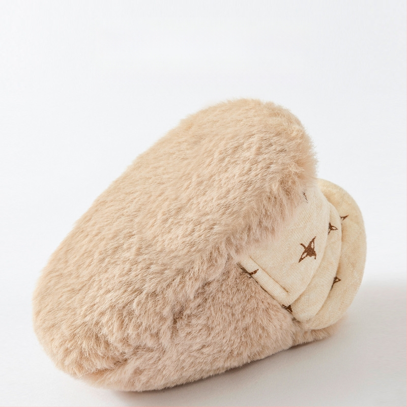 Mažylių bateliai pirmiesiems žingsniams su animaciniu dizainu (12–36 mėn; viršus iš medvilnės; fleece įdėklas; minkšta padas; ruduo–žiema)