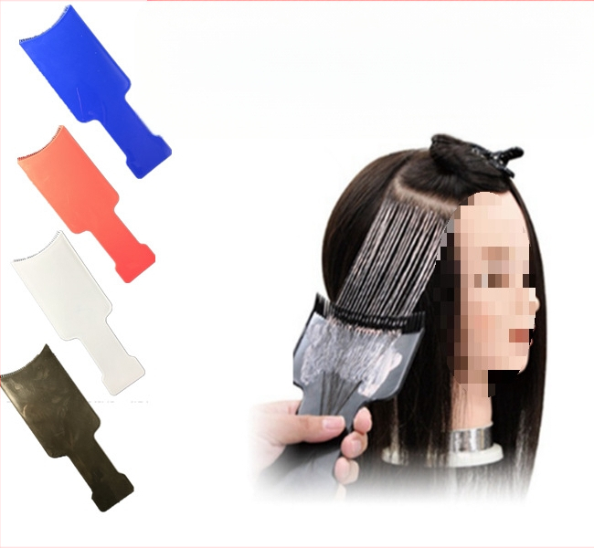 Set ploča za bojanje kose s izolacijskim paprom, listom za isticanje i alatom za kremu boje