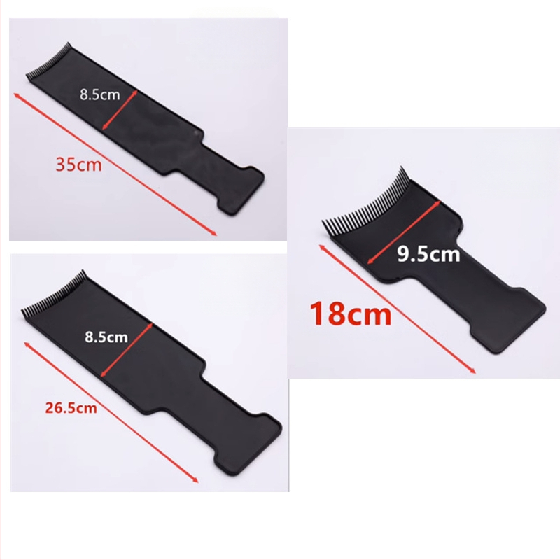 Set ploča za bojanje kose s izolacijskim paprom, listom za isticanje i alatom za kremu boje