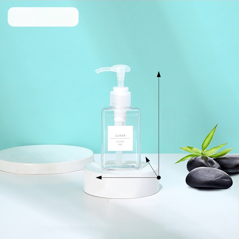 Kelioninis pompinių butelių rinkinys – tušti, nešiojami indai dušų želėi, šampūnui, rankų muilui ir losjonui (Medžiaga: Kita; Ženklas: Kita; Logotipas: Nėra; Pritaikymas: Nėra)