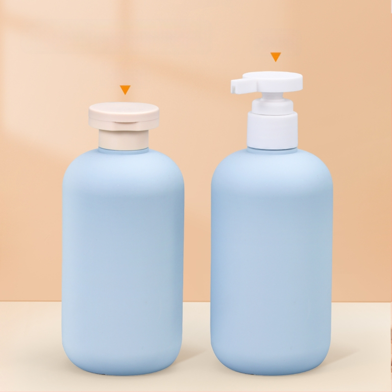 Ruitu HDPE kozmetikai adagoló üveg pumpás fedéllel, szitanyomás, kapacitás 100–300 ml