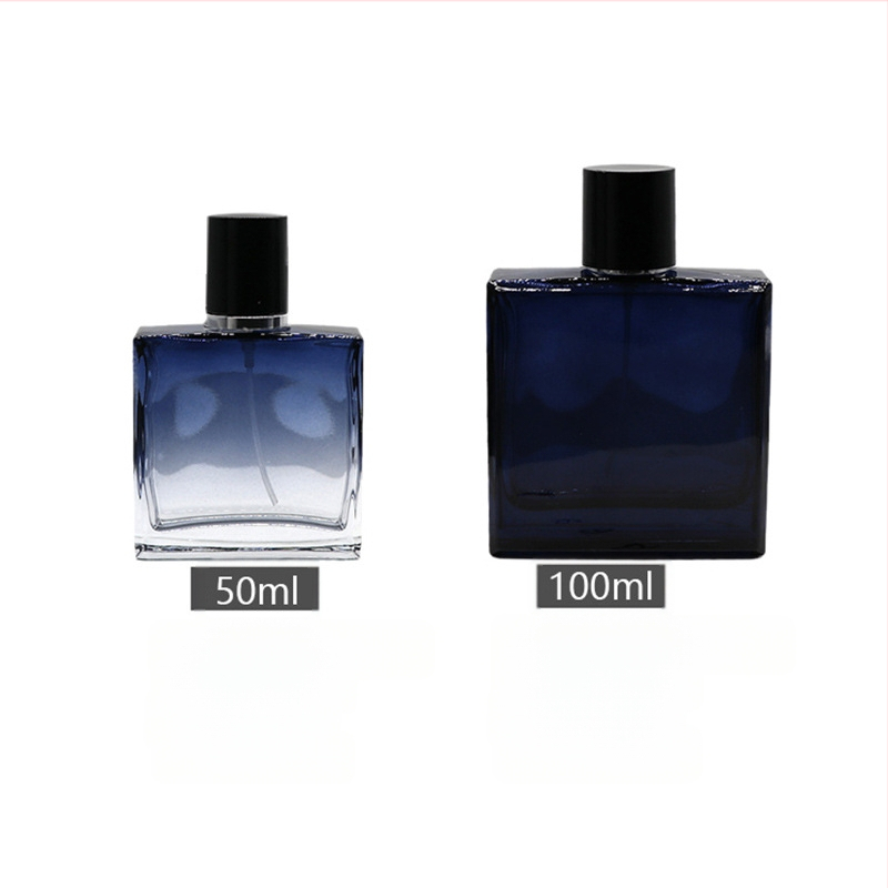 Daniel kristályüveg parfümös üvege, négyszögletes bayonet záróval, permetező üveg, logónyomtatás elérhető