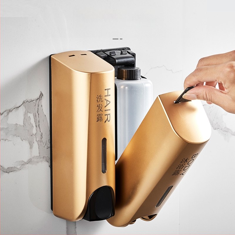 Trijų galvučių sieninis sensorinis muilo dozatorius, plastikinis korpusas, CE sertifikatas, prekės ženklas QITA