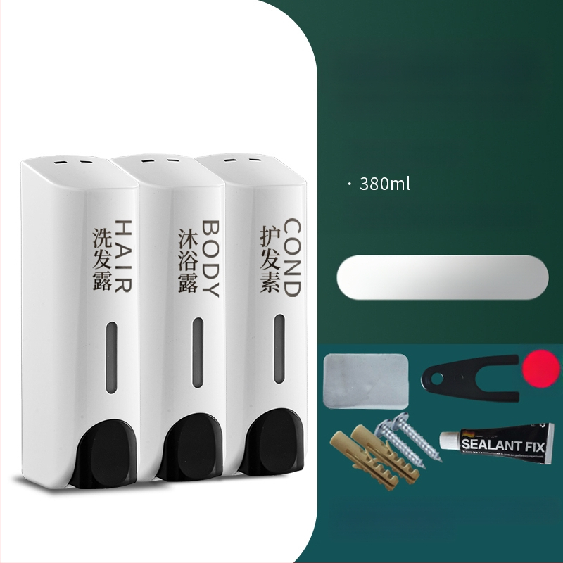 Trijų galvučių sieninis sensorinis muilo dozatorius, plastikinis korpusas, CE sertifikatas, prekės ženklas QITA