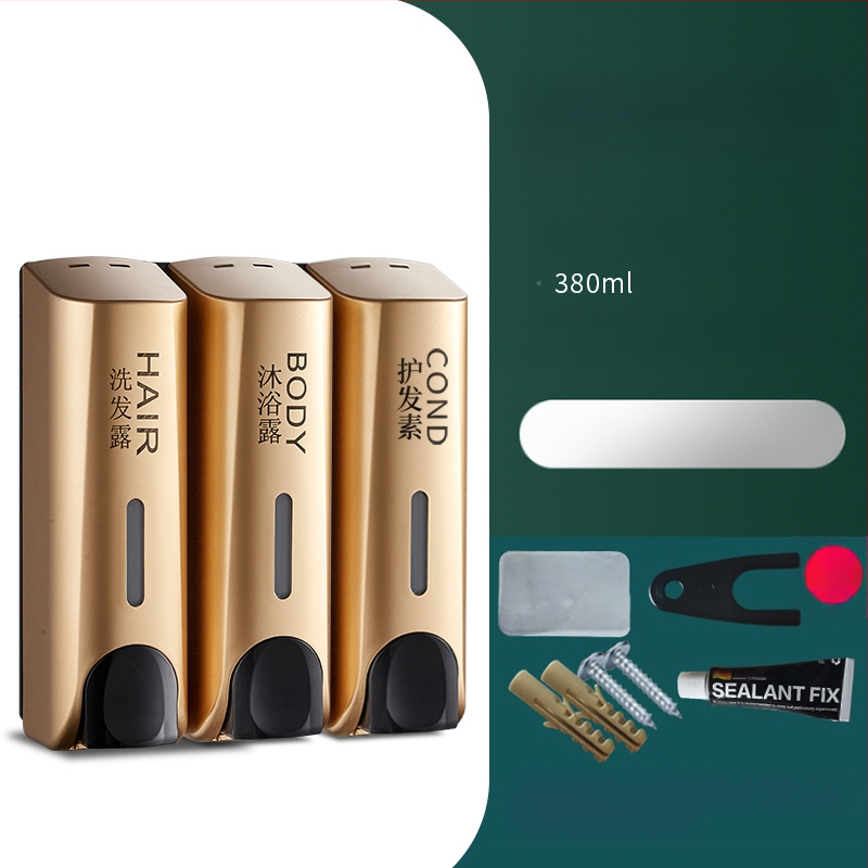 Trijų galvučių sieninis sensorinis muilo dozatorius, plastikinis korpusas, CE sertifikatas, prekės ženklas QITA