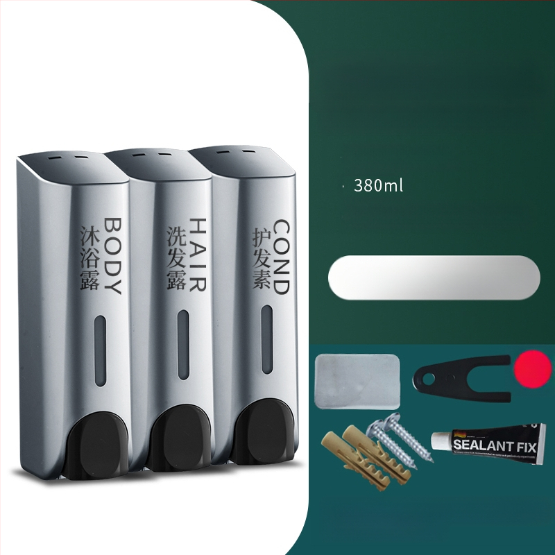 Trijų galvučių sieninis sensorinis muilo dozatorius, plastikinis korpusas, CE sertifikatas, prekės ženklas QITA