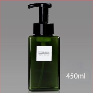 Nyomógombos habpumpás flakon arctisztítóhoz, kézfertőtlenítőhöz és samponhoz