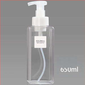 Nyomógombos habpumpás flakon arctisztítóhoz, kézfertőtlenítőhöz és samponhoz