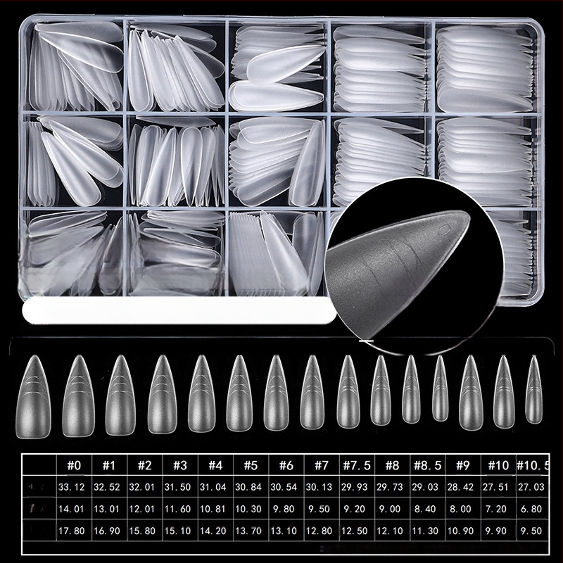 Nagų lipdukai – ultra ploni, be siūlių, prancūziškas stilius, ovali forma, skaidrūs