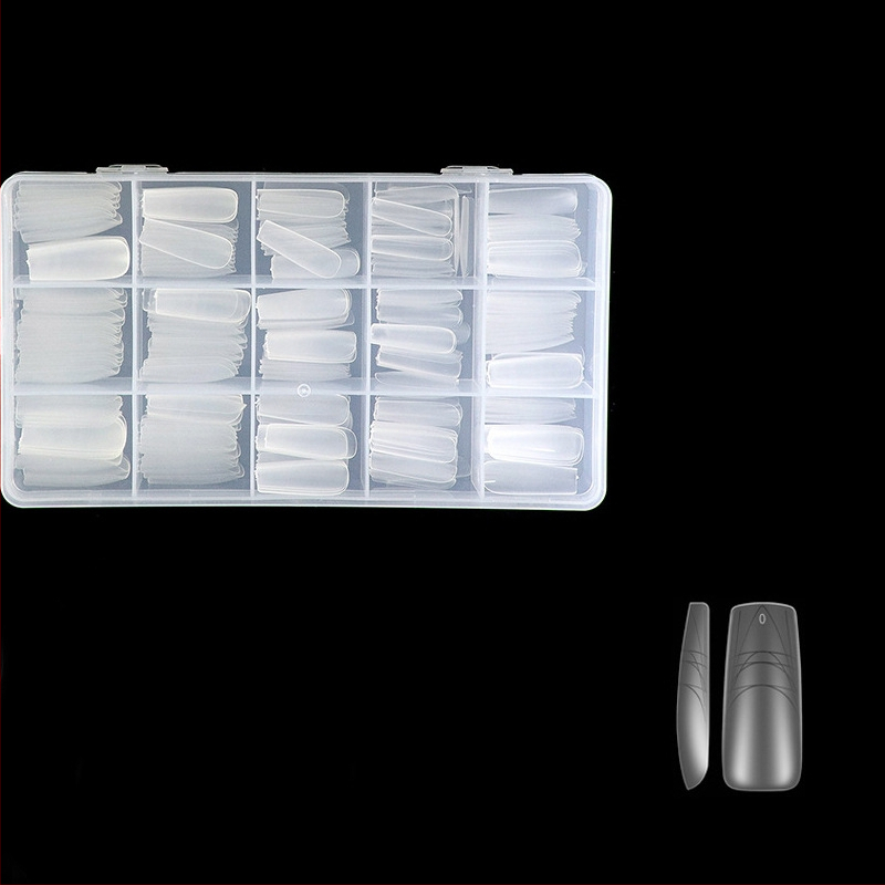 Nagų lipdukai – ultra ploni, be siūlių, prancūziškas stilius, ovali forma, skaidrūs