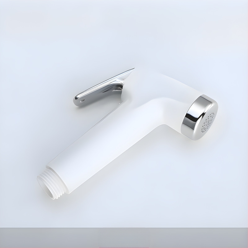 Dušo rinkinys bidetui ir tualetei, sieninis montavimas, ABS, apskrito dušo galvutė, 20 mm jungtis, lietaus funkcija