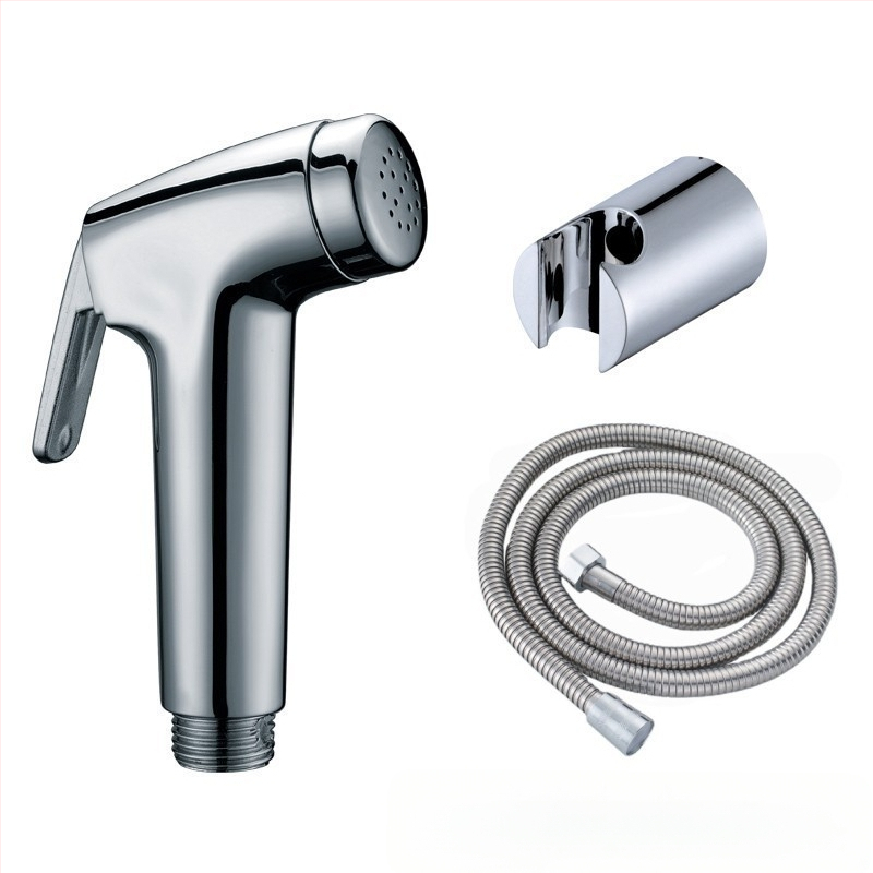 Dušo rinkinys bidetui ir tualetei, sieninis montavimas, ABS, apskrito dušo galvutė, 20 mm jungtis, lietaus funkcija