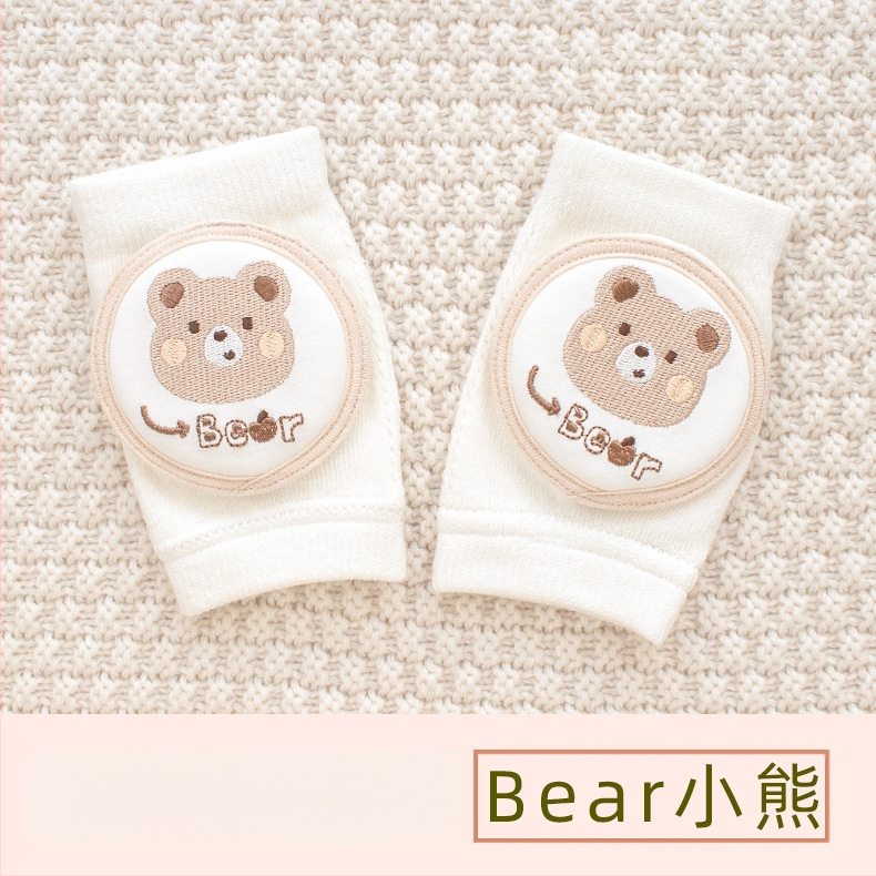 Παιδική προστασία γονάτου με διαπνέουσα δικτυωτή ύφανση και κέντημα, ελαστικό βαμβακερό ύφασμα, κατάλληλη για ράψιμο/κίνηση στην ύπαιθρο (1–3 ετών)