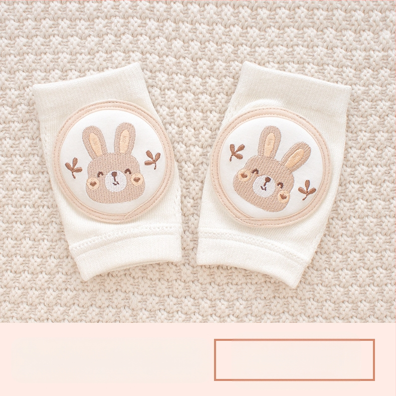 Παιδική προστασία γονάτου με διαπνέουσα δικτυωτή ύφανση και κέντημα, ελαστικό βαμβακερό ύφασμα, κατάλληλη για ράψιμο/κίνηση στην ύπαιθρο (1–3 ετών)