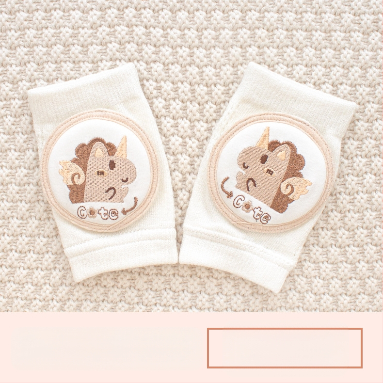 Παιδική προστασία γονάτου με διαπνέουσα δικτυωτή ύφανση και κέντημα, ελαστικό βαμβακερό ύφασμα, κατάλληλη για ράψιμο/κίνηση στην ύπαιθρο (1–3 ετών)