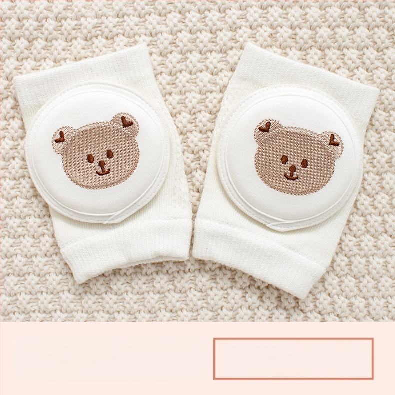 Παιδική προστασία γονάτου με διαπνέουσα δικτυωτή ύφανση και κέντημα, ελαστικό βαμβακερό ύφασμα, κατάλληλη για ράψιμο/κίνηση στην ύπαιθρο (1–3 ετών)