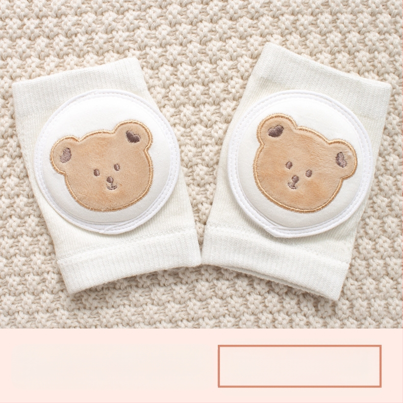 Παιδική προστασία γονάτου με διαπνέουσα δικτυωτή ύφανση και κέντημα, ελαστικό βαμβακερό ύφασμα, κατάλληλη για ράψιμο/κίνηση στην ύπαιθρο (1–3 ετών)