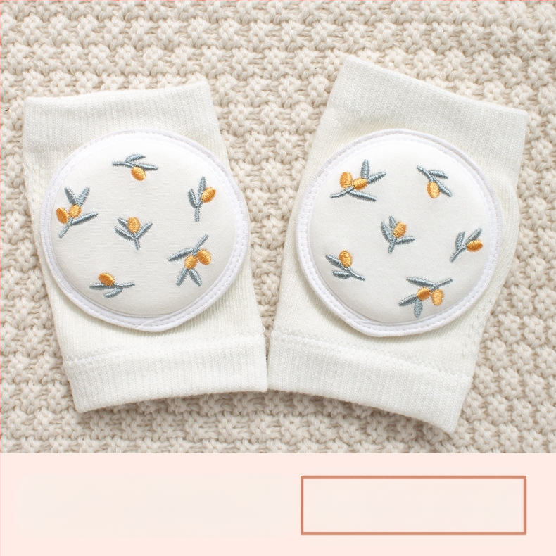 Παιδική προστασία γονάτου με διαπνέουσα δικτυωτή ύφανση και κέντημα, ελαστικό βαμβακερό ύφασμα, κατάλληλη για ράψιμο/κίνηση στην ύπαιθρο (1–3 ετών)