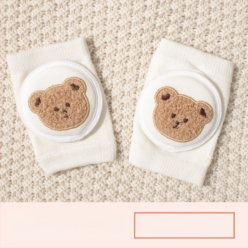 Παιδική προστασία γονάτου με διαπνέουσα δικτυωτή ύφανση και κέντημα, ελαστικό βαμβακερό ύφασμα, κατάλληλη για ράψιμο/κίνηση στην ύπαιθρο (1–3 ετών)