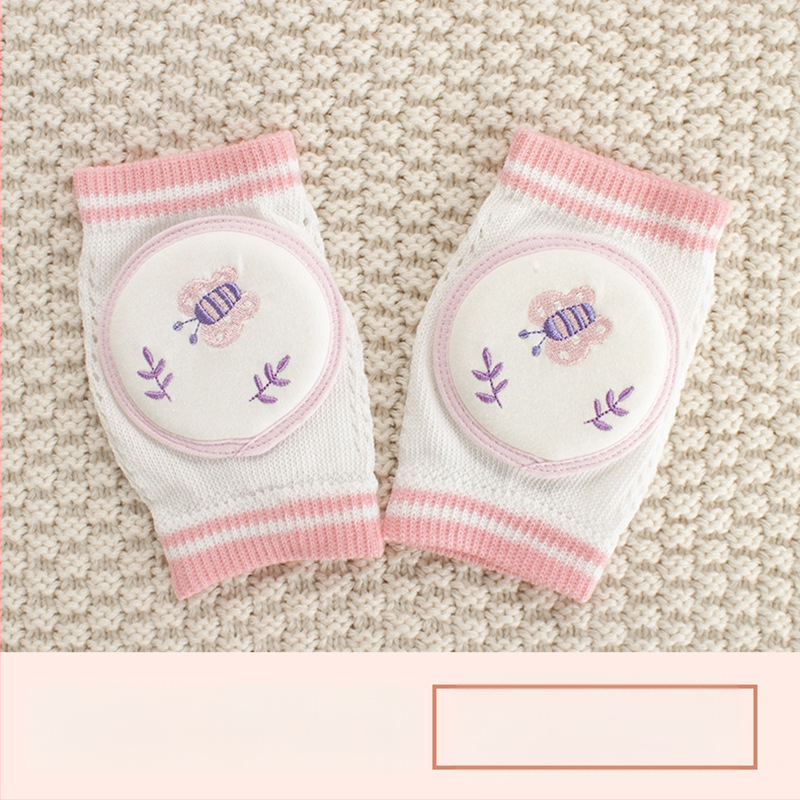 Παιδική προστασία γονάτου με διαπνέουσα δικτυωτή ύφανση και κέντημα, ελαστικό βαμβακερό ύφασμα, κατάλληλη για ράψιμο/κίνηση στην ύπαιθρο (1–3 ετών)