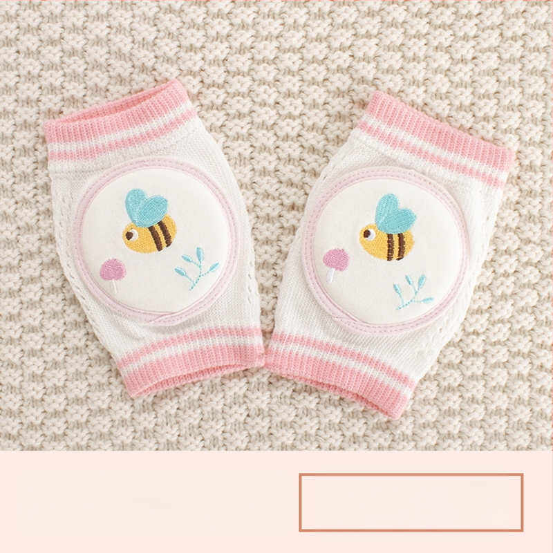 Παιδική προστασία γονάτου με διαπνέουσα δικτυωτή ύφανση και κέντημα, ελαστικό βαμβακερό ύφασμα, κατάλληλη για ράψιμο/κίνηση στην ύπαιθρο (1–3 ετών)