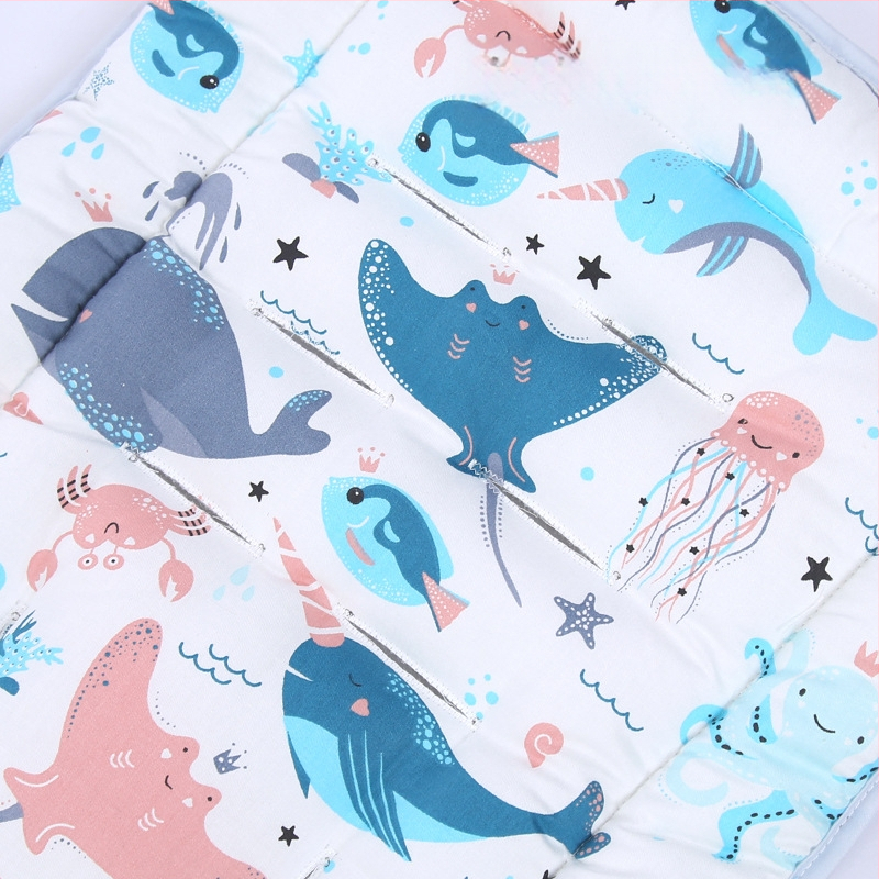 Sėdynės užvalkalas kūdikių vežimėliui, storas, atsparus smūgiams, korėjietiško stiliaus, poliesterio–medvilnės mišinys, visoms sezonoms, suderinamas su vežimėliu, valgomojo kėde ir lopšiu