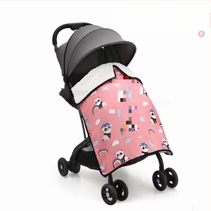 Deka za kolicu bebe protiv vjetra, za novorođenčad, za sve sezone, materijal: svilenkasta tkanina s cvjetnim uzorkom
