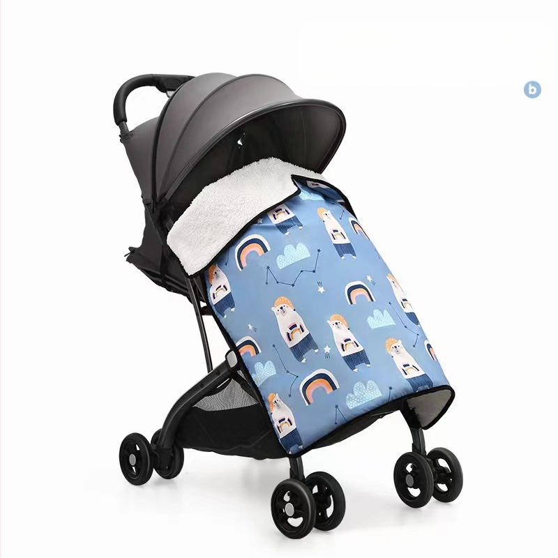 Deka za kolicu bebe protiv vjetra, za novorođenčad, za sve sezone, materijal: svilenkasta tkanina s cvjetnim uzorkom