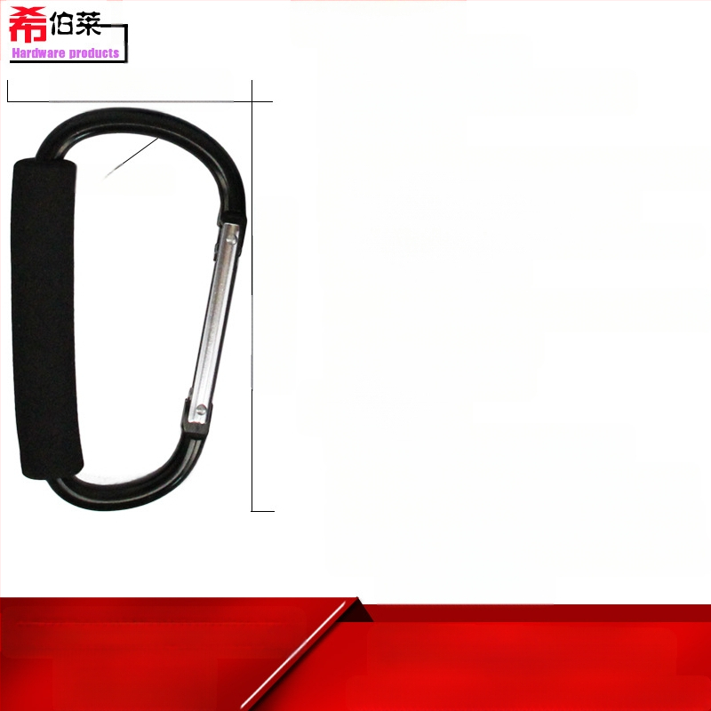 Κλιπ τύπου D από κράμα αλουμινίου, μάρκα Hebrew, μέγιστο φορτίο 30 kg