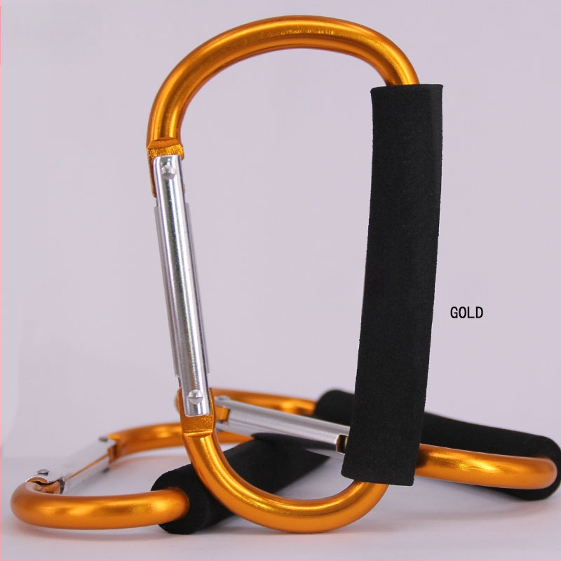 Κλιπ τύπου D από κράμα αλουμινίου, μάρκα Hebrew, μέγιστο φορτίο 30 kg