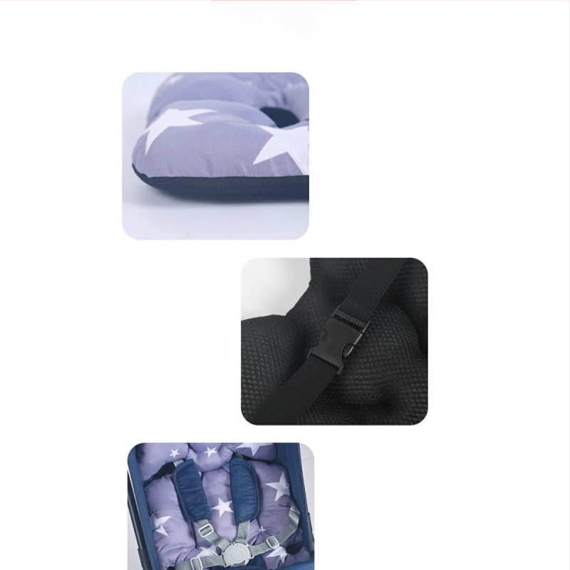 Debeli pamukasti jastučić za sjedalo kolica, Korejskog stila, univerzalan za sve sezone, za bebe 0–3 godine
