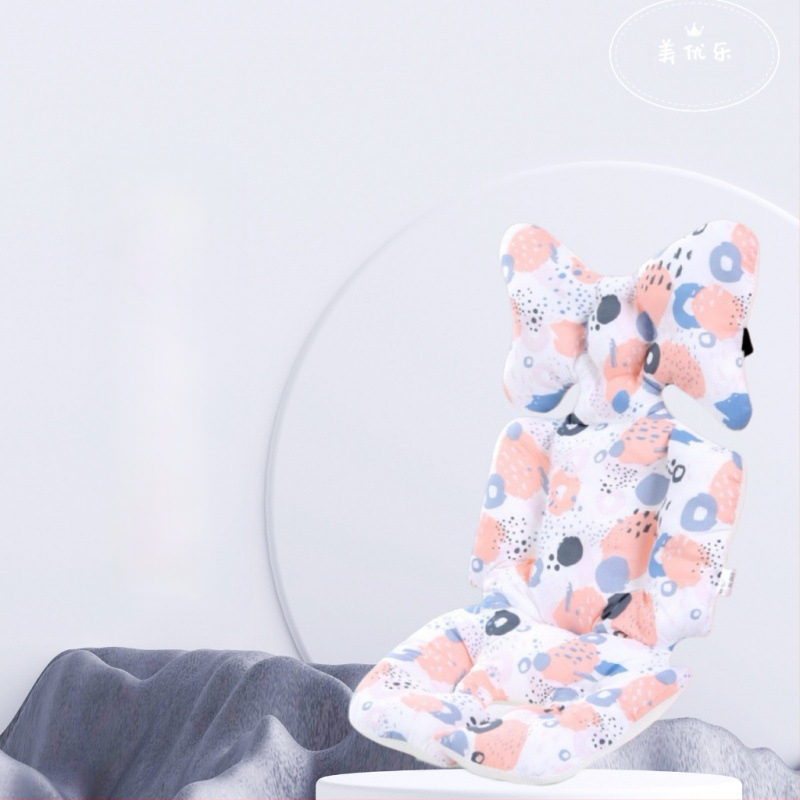 Debeli pamukasti jastučić za sjedalo kolica, Korejskog stila, univerzalan za sve sezone, za bebe 0–3 godine