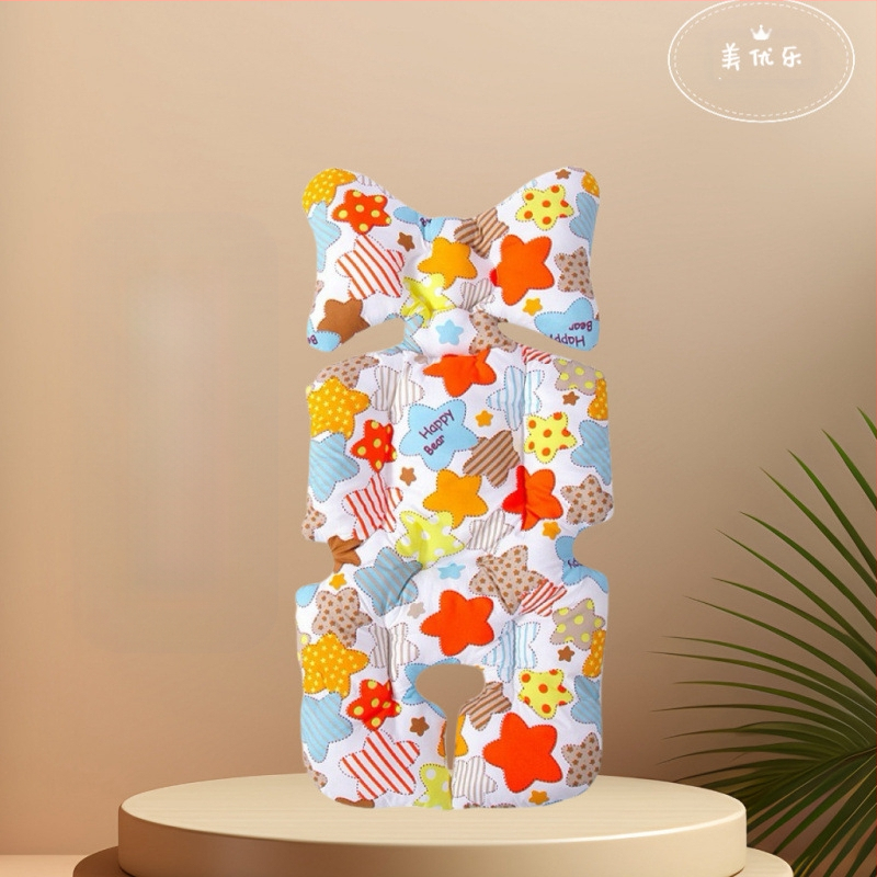 Debeli pamukasti jastučić za sjedalo kolica, Korejskog stila, univerzalan za sve sezone, za bebe 0–3 godine