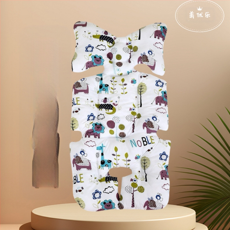 Debeli pamukasti jastučić za sjedalo kolica, Korejskog stila, univerzalan za sve sezone, za bebe 0–3 godine