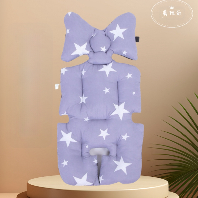 Debeli pamukasti jastučić za sjedalo kolica, Korejskog stila, univerzalan za sve sezone, za bebe 0–3 godine