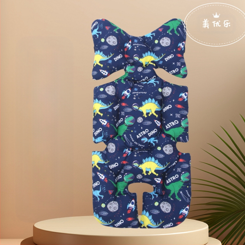 Debeli pamukasti jastučić za sjedalo kolica, Korejskog stila, univerzalan za sve sezone, za bebe 0–3 godine