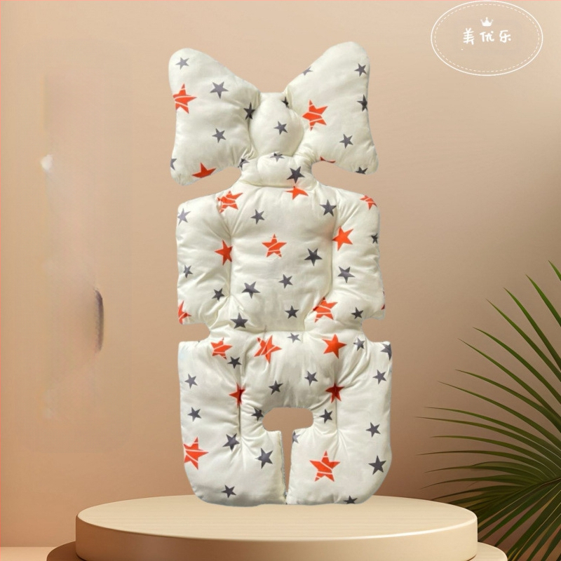 Debeli pamukasti jastučić za sjedalo kolica, Korejskog stila, univerzalan za sve sezone, za bebe 0–3 godine