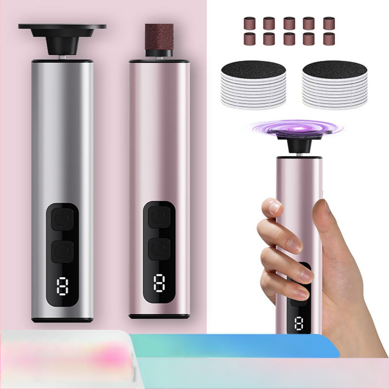 Ηλεκτρική λίμα ποδιών με 9 επίπεδα ρύθμισης, επαναφορτιζόμενη, αθόρυβη - απομακρύνει νεκρό δέρμα και κάλους