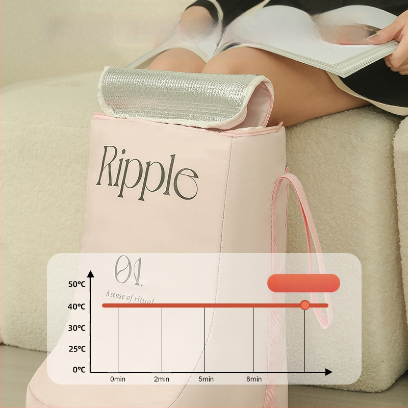 Θερμομονωμένη αναδιπλούμενη μπανιέρα ποδιών, νάιλον ύφασμα, σταθερή θερμοκρασία, φορητή, βαθιά χωρητικότητα