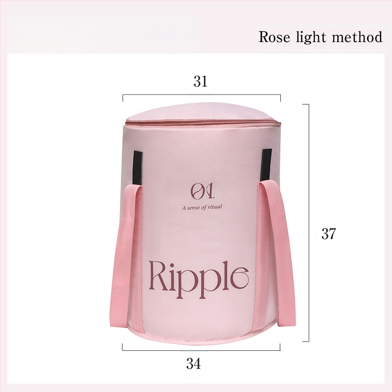 Θερμομονωμένη αναδιπλούμενη μπανιέρα ποδιών, νάιλον ύφασμα, σταθερή θερμοκρασία, φορητή, βαθιά χωρητικότητα